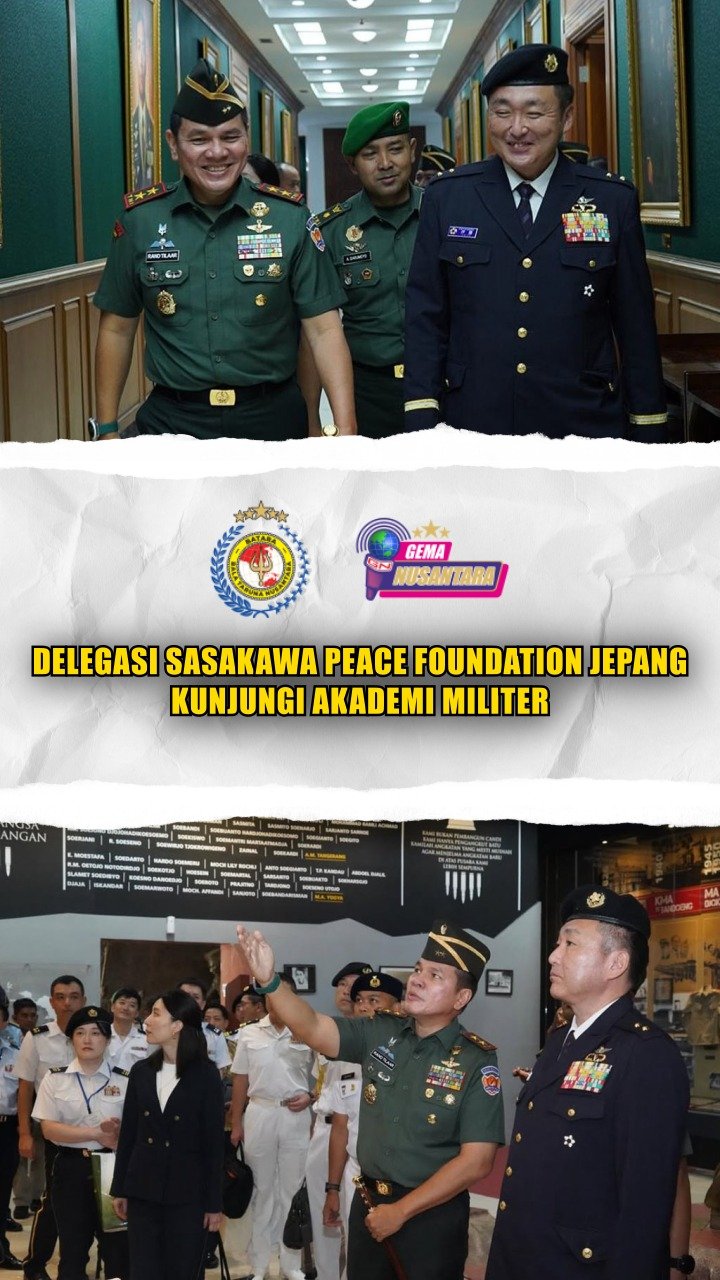 Delegasi Sasakawa Peace Foundation Jepang Kunjungi Akademi Militer