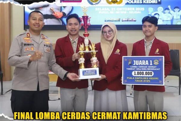 Final Lomba Cerdas Cermat Kamtibmas Kapolres Kediri Cup 2025