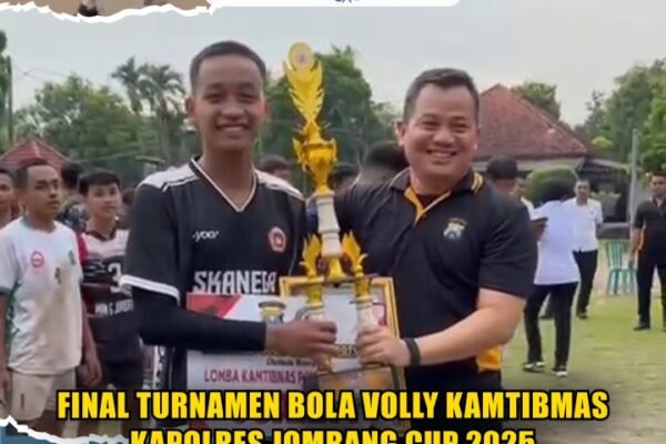 Final Turnamen Bola Volly Kamtibmas Kapolres Jombang Cup 2025 Final Turnamen Bola Volly Kamtibmas Kapolres Jombang Cup 2025
