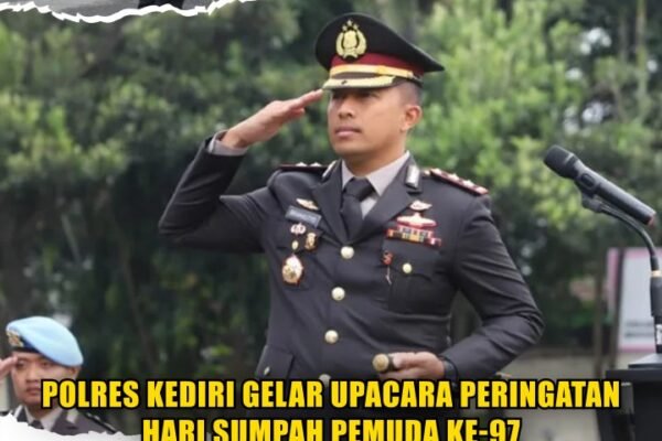 Polres Kediri Gelar Upacara Peringatan Hari Sumpah Pemuda ke-97