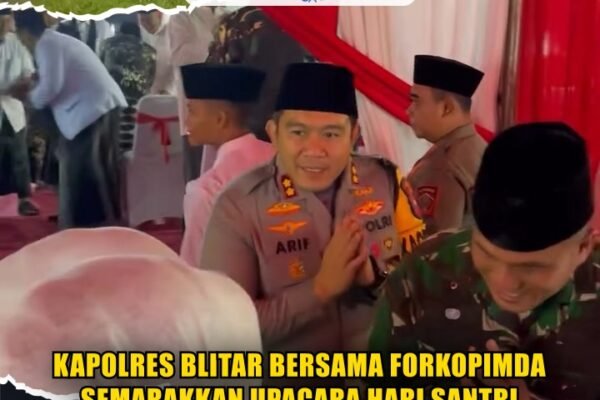 Kapolres Blitar Bersama Forkopimda Semarakkan Upacara Hari Santri Kapolres Blitar Bersama Forkopimda Semarakkan Upacara Hari Santri