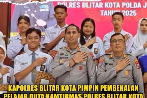 Kapolres Blitar Kota Pimpin Pembekalan Pelajar Duta Kamtibmas Polres Blitar Kota Kapolres Blitar Kota Pimpin Pembekalan Pelajar Duta Kamtibmas Polres Blitar Kota