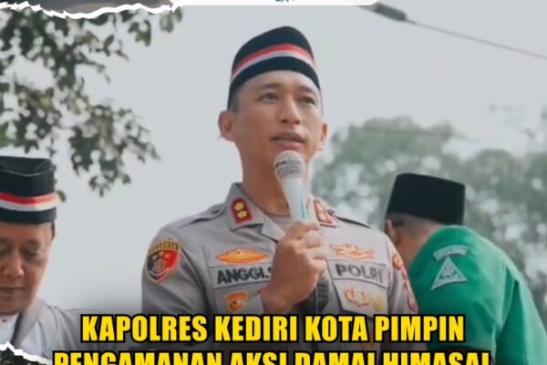 Kapolres Kediri Kota Pimpin Pengamanan Aksi Damai Himasal Kapolres Kediri Kota Pimpin Pengamanan Aksi Damai Himasal