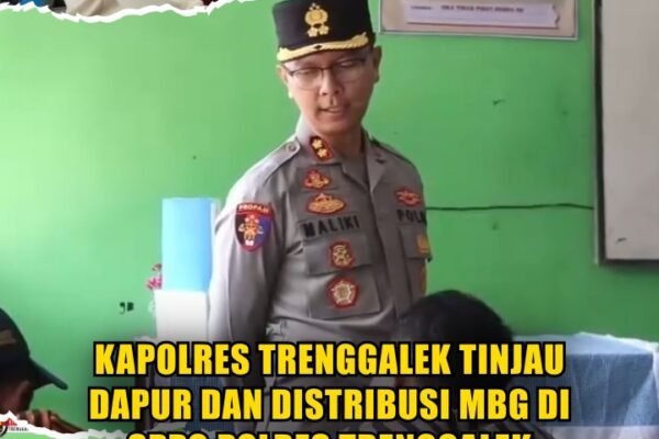 Kapolres Trenggalek Tinjau Dapur dan Distribusi MBG di SPPG Polres Trenggalek Kapolres Trenggalek Tinjau Dapur dan Distribusi MBG di SPPG Polres Trenggalek