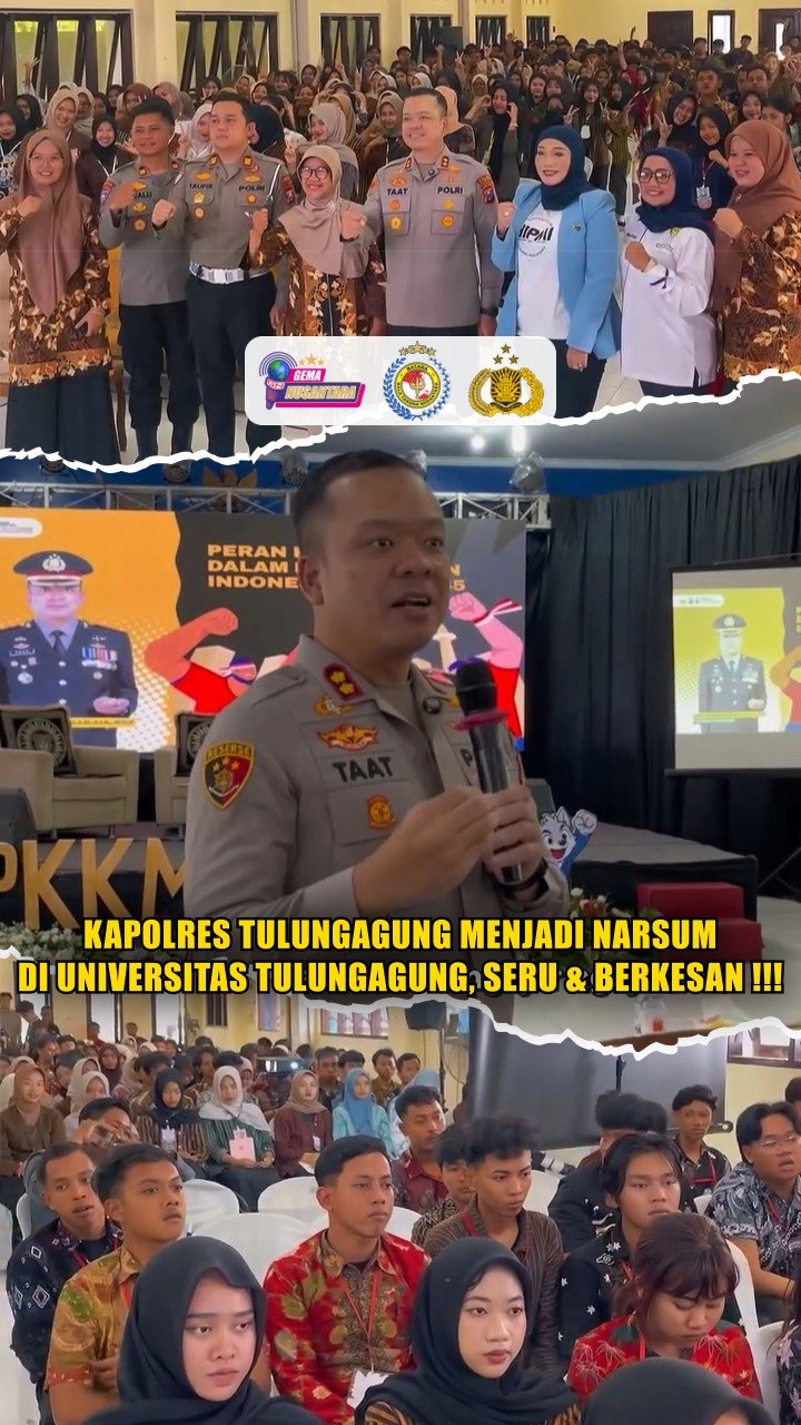 Kapolres Tulungagung Menjadi Narsum di Universitas Tulungagung, Seru & Berkesan !!!
