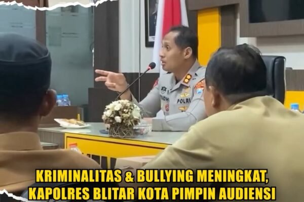 Kriminalitas & Bullying Meningkat, Kapolres Blitar Kota Pimpin Audiensi Asosiasi Kepala Desa Se- Wilkum Polres Blitar Kota Kriminalitas & Bullying Meningkat, Kapolres Blitar Kota Pimpin Audiensi Asosiasi Kepala Desa Se- Wilkum Polres Blitar Kota