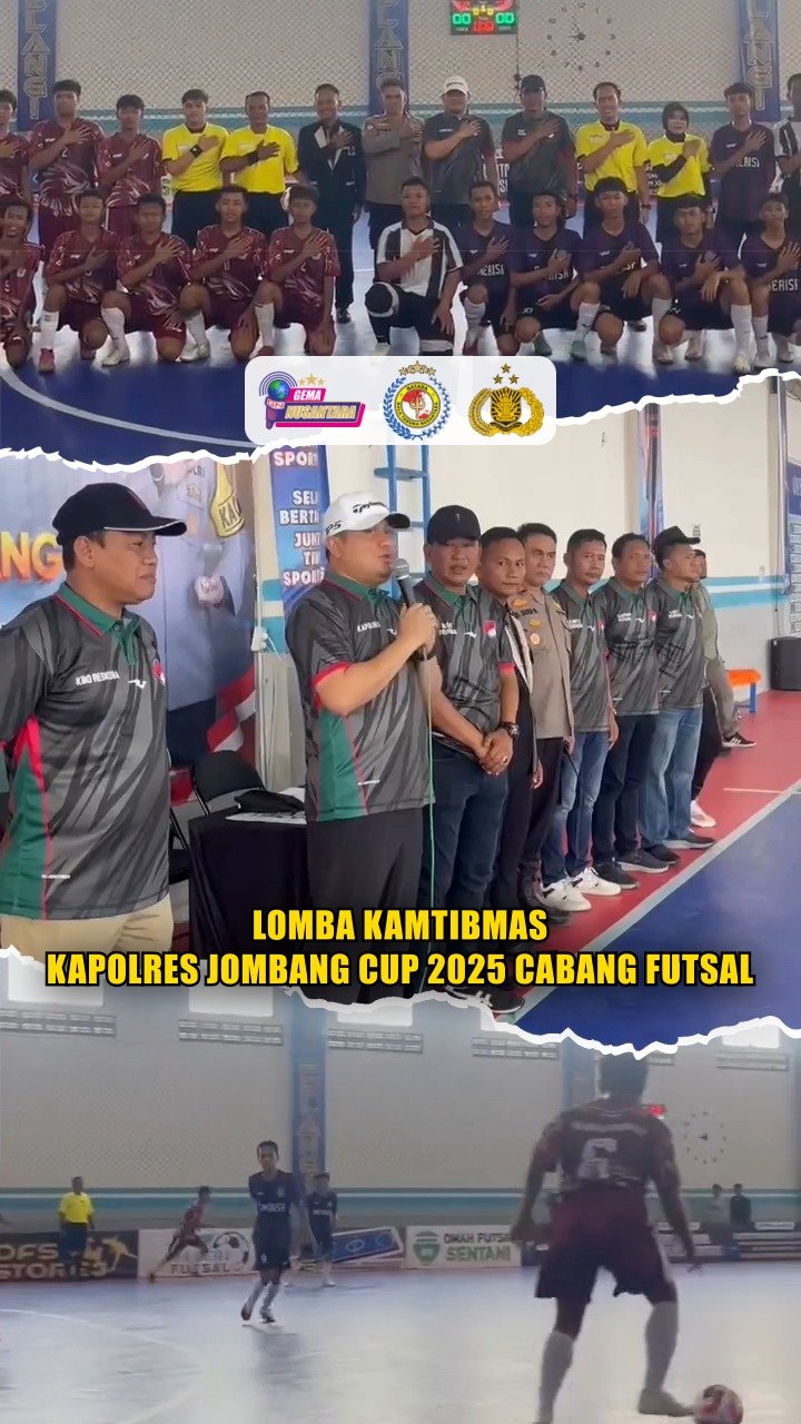 Lomba Kamtibmas Kapolres Jombang Cup 2025 Cabang Futsal