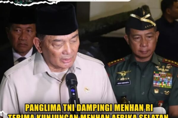 Panglima TNI Dampingi Menhan RI Terima Kunjungan Menhan Afrika Selatan, Bahas Kerja Sama Pertahanan Panglima TNI Dampingi Menhan RI Terima Kunjungan Menhan Afrika Selatan, Bahas Kerja Sama Pertahanan