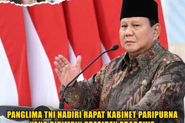 Panglima TNI Hadiri Rapat Kabinet Paripurna yang Dipimpin Presiden Prabowo Panglima TNI Hadiri Rapat Kabinet Paripurna yang Dipimpin Presiden Prabowo