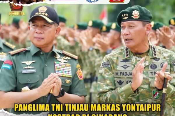Panglima TNI Tinjau Markas Yontaipur Kostrad di Cikarang Panglima TNI Tinjau Markas Yontaipur Kostrad di Cikarang
