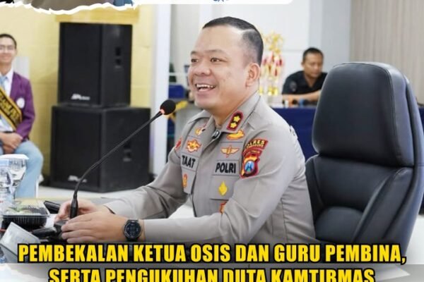 Pembekalan Ketua Osis Dan Guru Pembina, Serta Pengukuhan Duta Kamtibmas Oleh Kapolres Tulungagung Pembekalan Ketua Osis Dan Guru Pembina, Serta Pengukuhan Duta Kamtibmas Oleh Kapolres Tulungagung