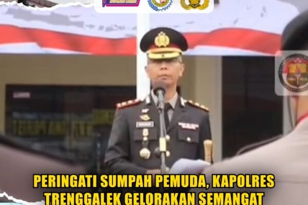 Peringati Sumpah Pemuda, Kapolres Trenggalek Gelorakan Semangat Persatuan dan Kesatuan Peringati Sumpah Pemuda, Kapolres Trenggalek Gelorakan Semangat Persatuan dan Kesatuan