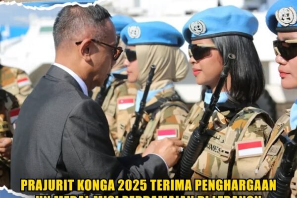 Prajurit Konga 2025 Terima Penghargaan UN Medal Misi Perdamaian di Lebanon Prajurit Konga 2025 Terima Penghargaan UN Medal Misi Perdamaian di Lebanon
