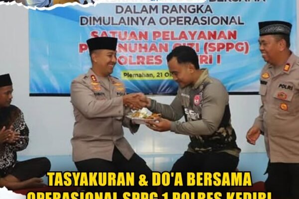Tasyakuran & Do’a Bersama Operasional SPPG 1 Polres Kediri Tasyakuran & Do'a Bersama Operasional SPPG 1 Polres Kediri