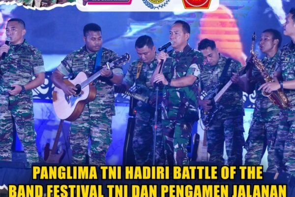 Panglima TNI Hadiri Battle of the Band Festival TNI dan Pengamen Jalanan