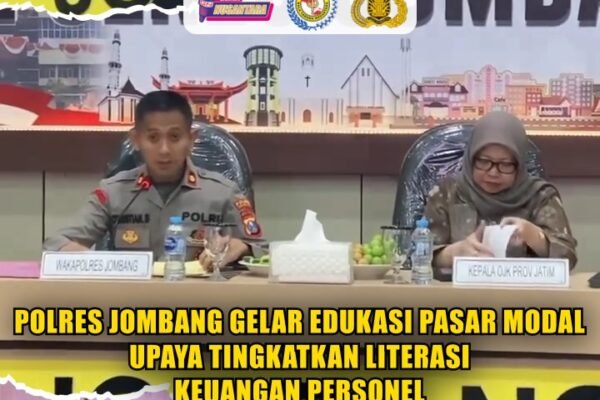 Polres Jombang Gelar Edukasi Pasar Modal Upaya Tingkatkan Literasi Keuangan Personel