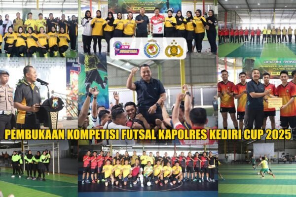 PEMBUKAAN KOMPETISI FUTSAL KAPOLRES KEDIRI CUP 2025