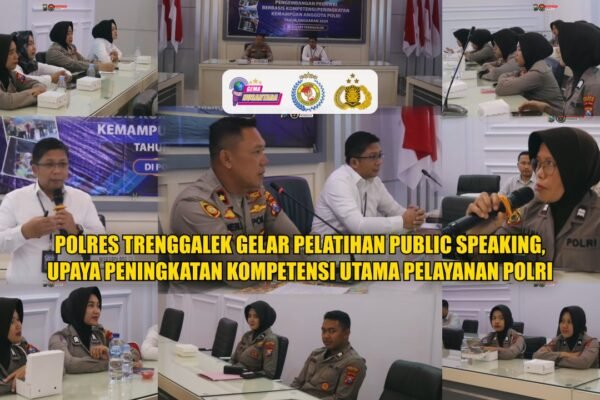 Polres Trenggalek Gelar Pelatihan Public Speaking, Upaya Peningkatan Kompetensi Utama Pelayanan Polri