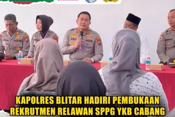 Kapolres Blitar Hadiri Pembukaan Rekrutmen Relawan SPPG YKB Cabang Blitar di Desa Jimbe