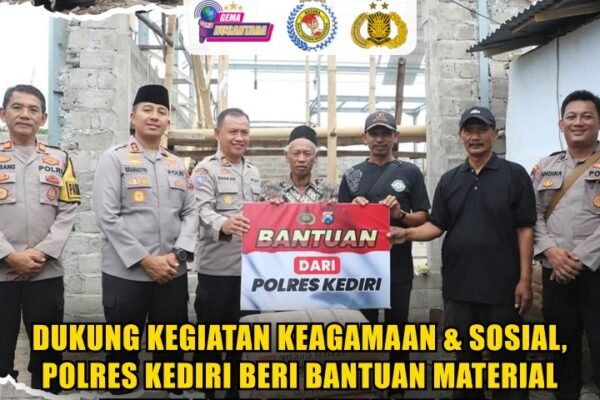 Dukung Kegiatan Keagamaan & Sosial, Polres Kediri Beri Bantuan Material untuk Pembangunan Masjid Dukung Kegiatan Keagamaan & Sosial, Polres Kediri Beri Bantuan Material untuk Pembangunan Masjid