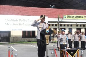 Apel Kebangsaan Serikat Pekerja di Polres Kediri, Wujud Sinergi untuk Jaga Kamtibmas