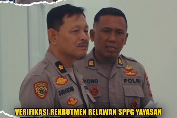 Verifikasi Rekrutmen Relawan SPPG Yayasan Kemala Bhayangkari 2 Polres Trenggalek