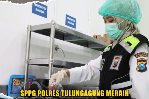 SPPG Polres Tulungagung Meraih Sertifikat Laik Higiene Sanitasi (SLHS)