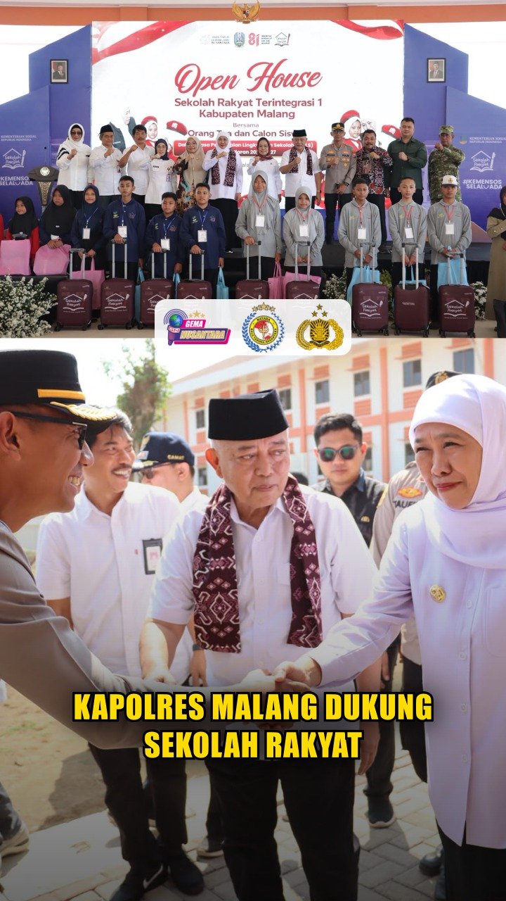 Kapolres Malang Dukung Sekolah Rakyat