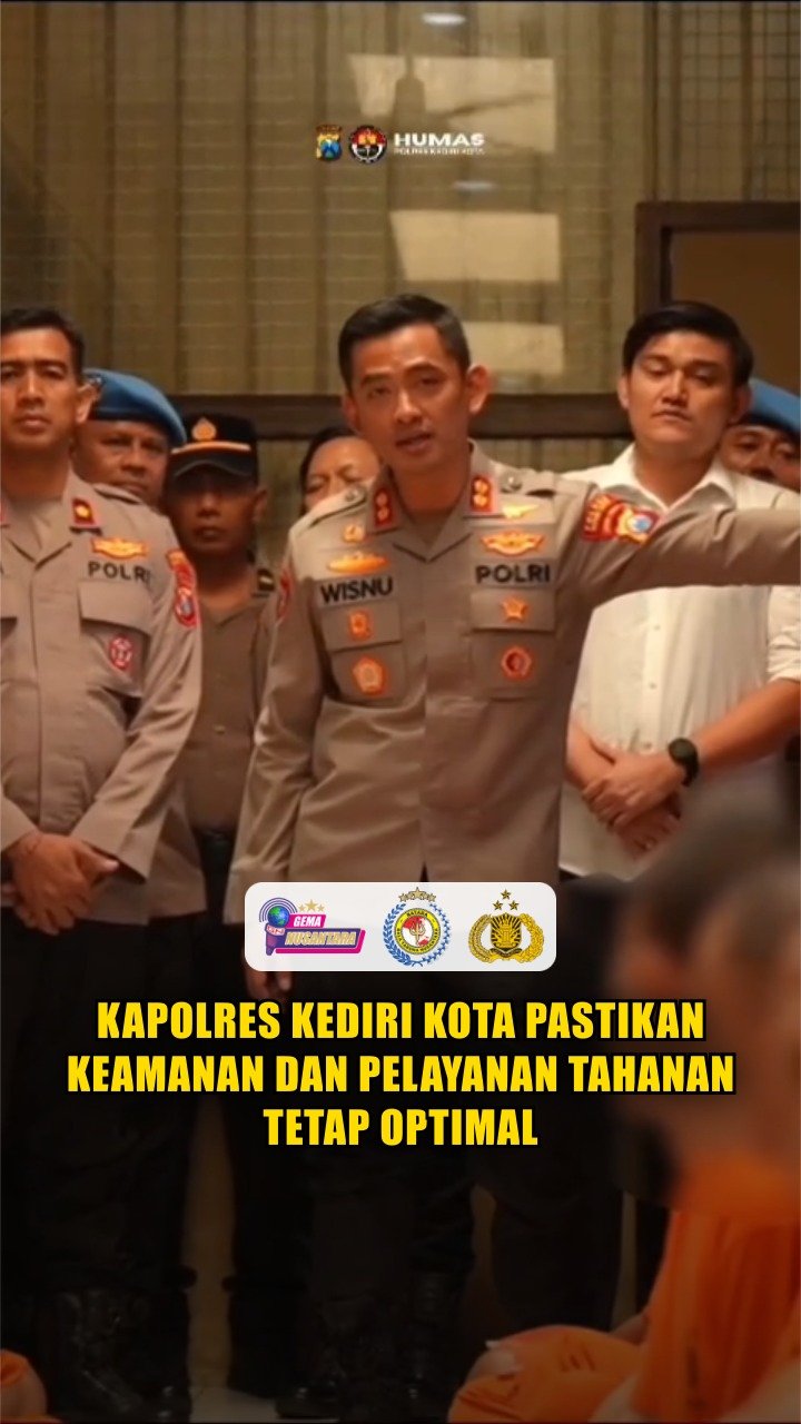 Kapolres Kediri Kota Pastikan Keamanan dan Pelayanan Tahanan Tetap Optimal