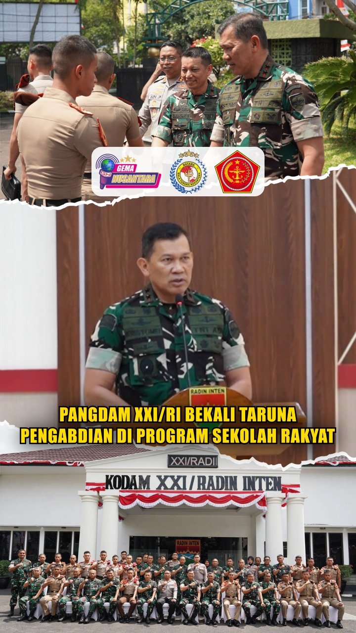 Pangdam XXI/RI Bekali Taruna Pengabdian di Program Sekolah Rakyat