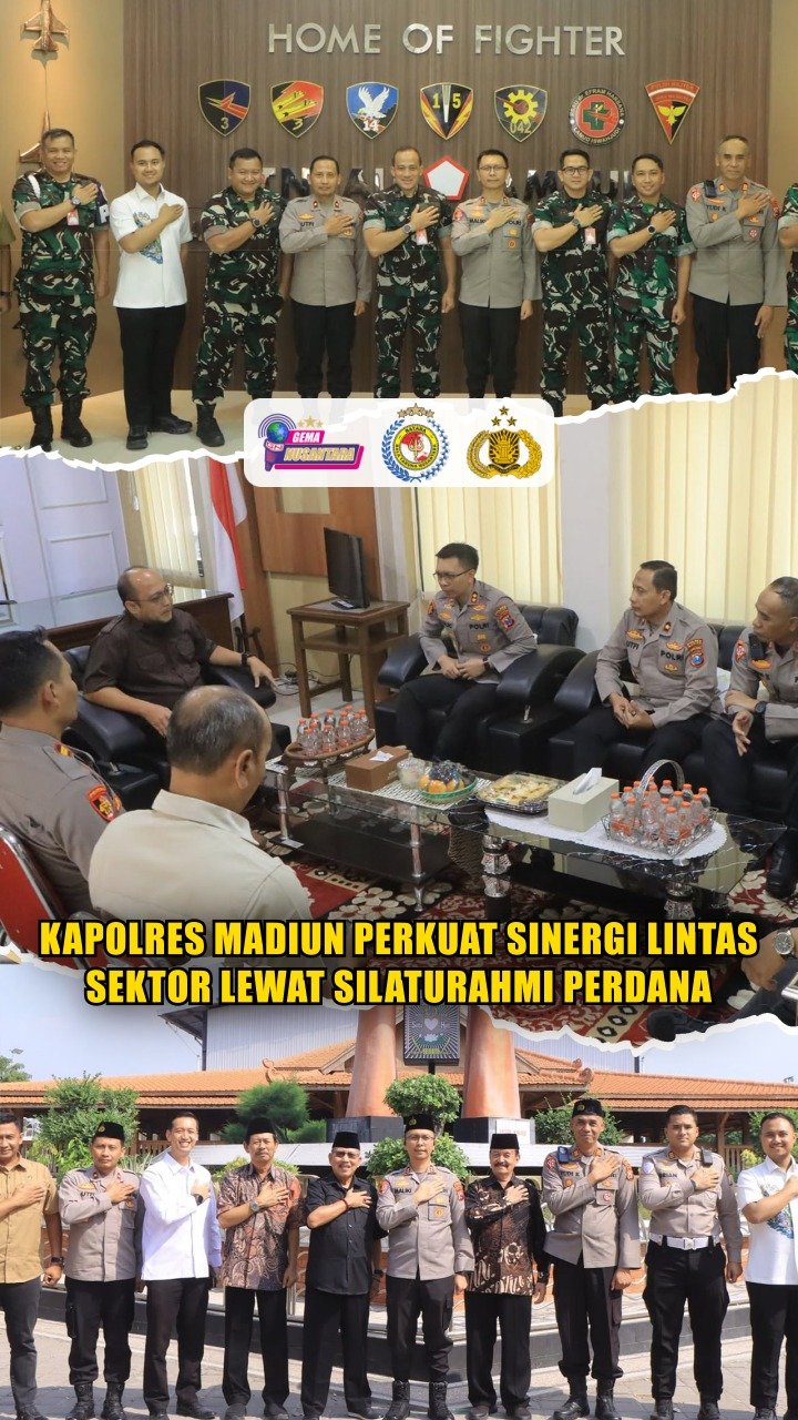 Kapolres Madiun Perkuat Sinergi Lintas Sektor Lewat Silaturahmi Perdana