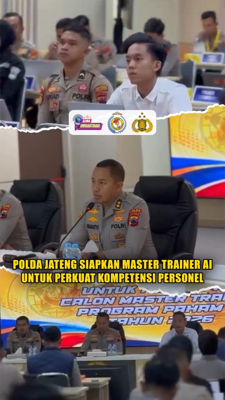 Polda Jateng Siapkan Master Trainer AI untuk Perkuat Kompetensi Personel