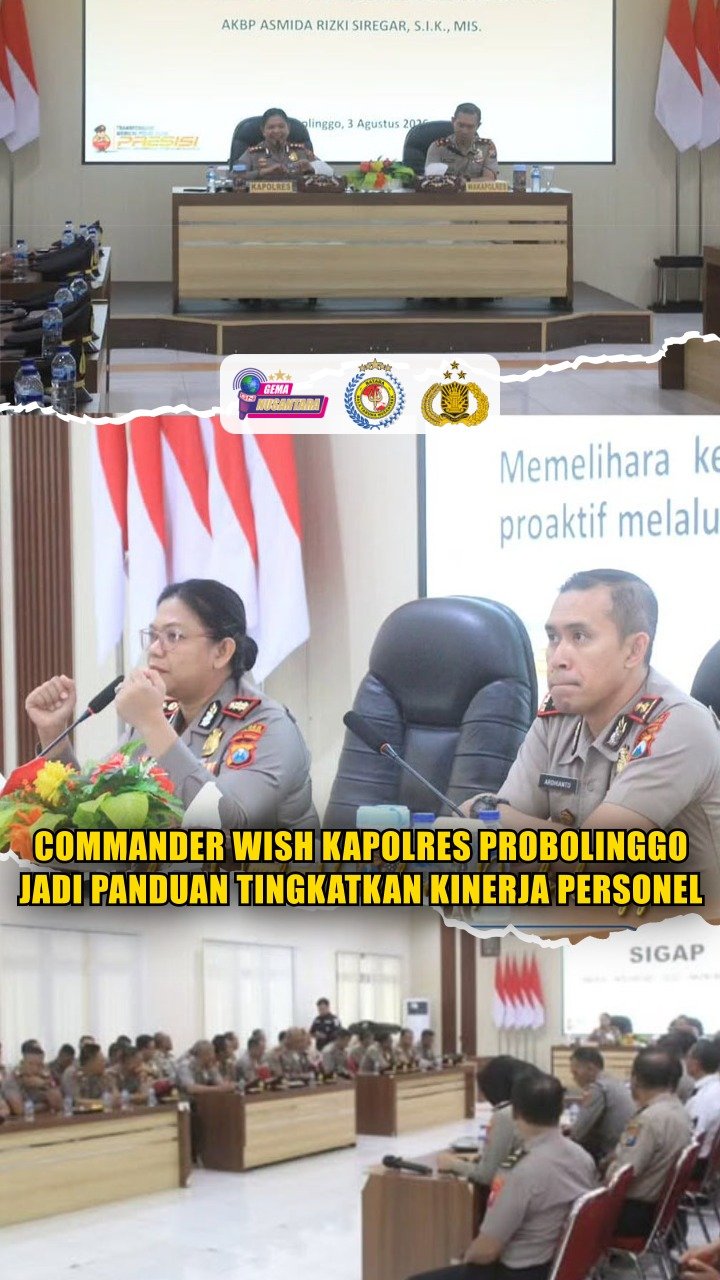 Commander Wish Kapolres Probolinggo Jadi Panduan Tingkatkan Kinerja Personel