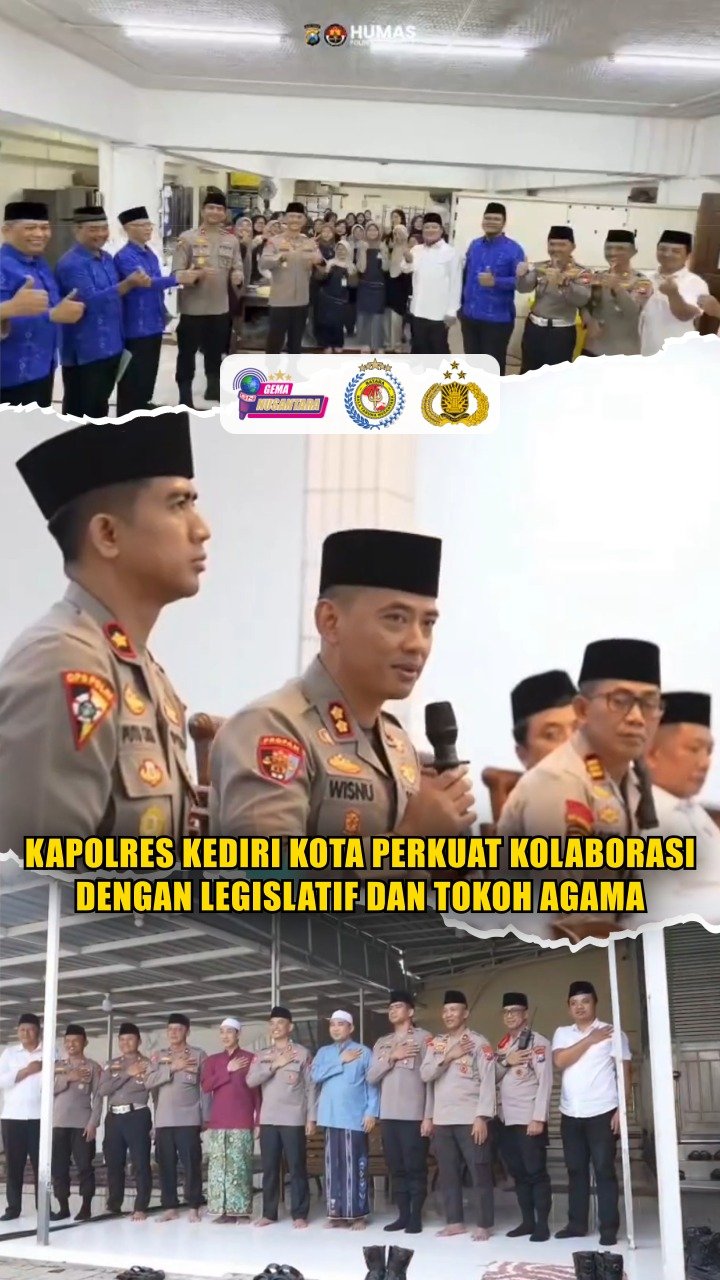 Kapolres Kediri Kota Perkuat Kolaborasi dengan Legislatif dan Tokoh Agama