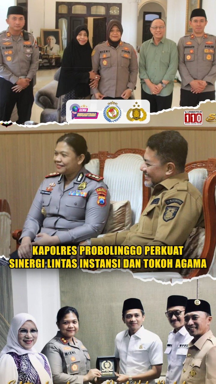 Kapolres Probolinggo Perkuat Sinergi Lintas Instansi dan Tokoh Agama