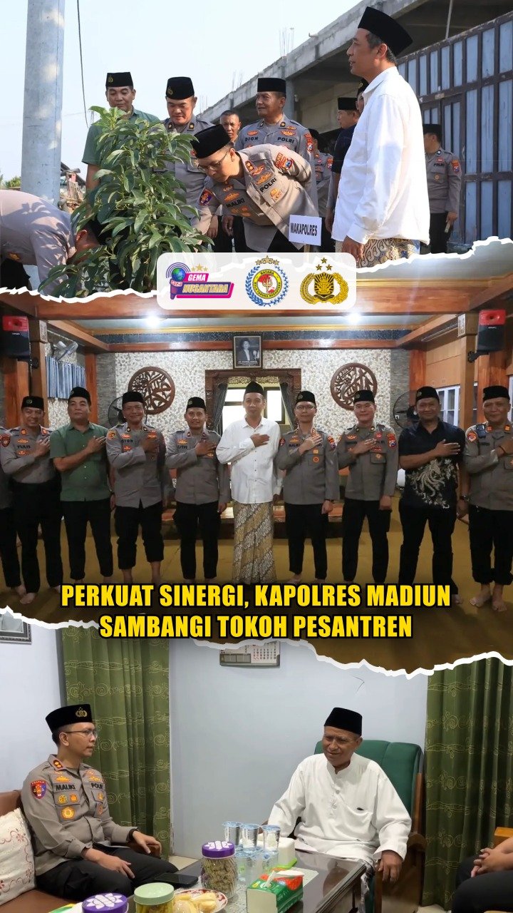 Perkuat Sinergi, Kapolres Madiun Sambangi Tokoh Pesantren