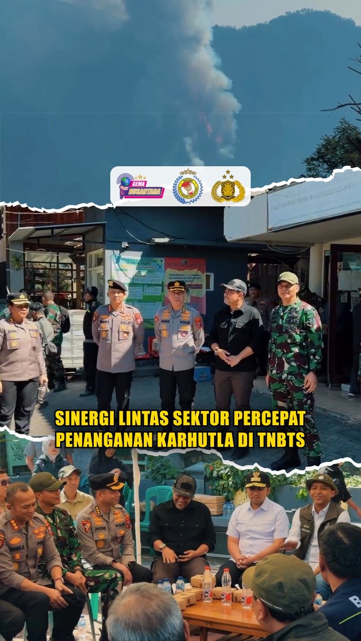 Sinergi Lintas Sektor Percepat Penanganan Karhutla di TNBTS