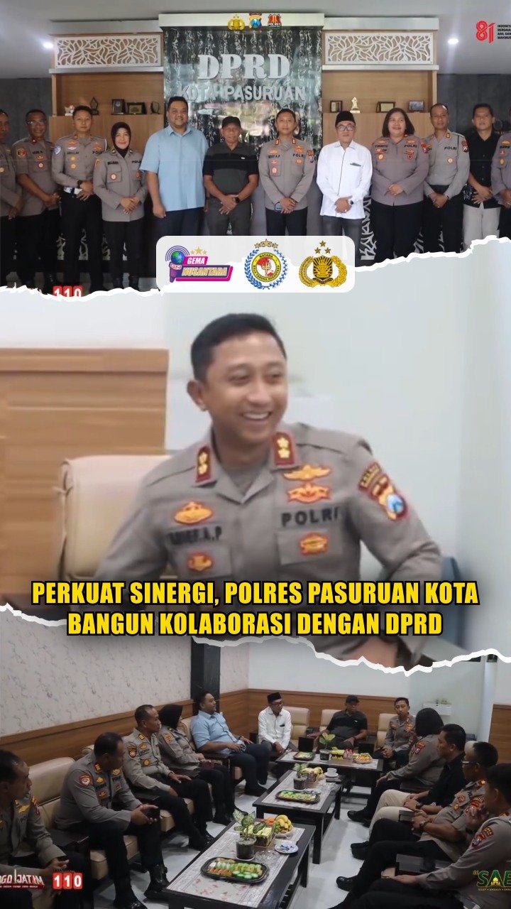 Perkuat Sinergi, Polres Pasuruan Kota Bangun Kolaborasi dengan DPRD