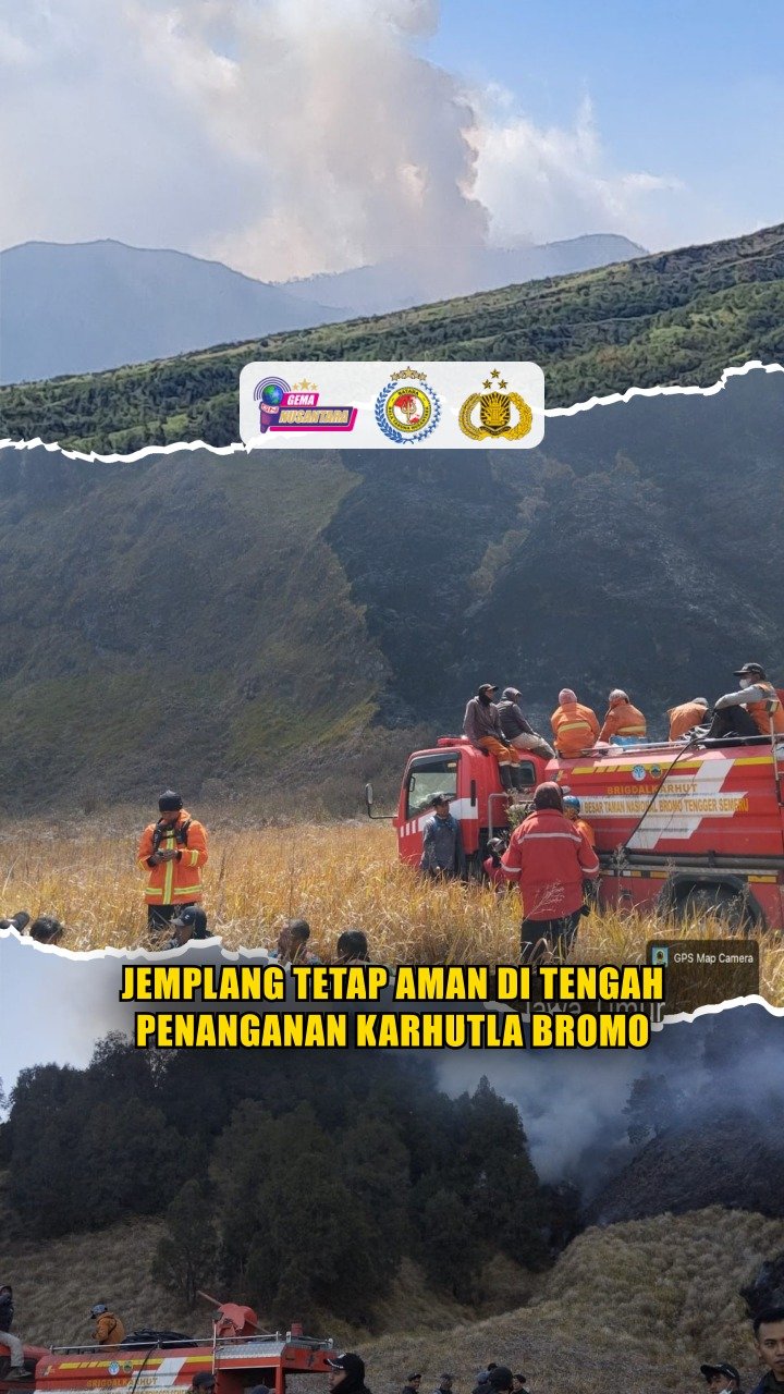 Jemplang Tetap Aman di Tengah Penanganan Karhutla Bromo
