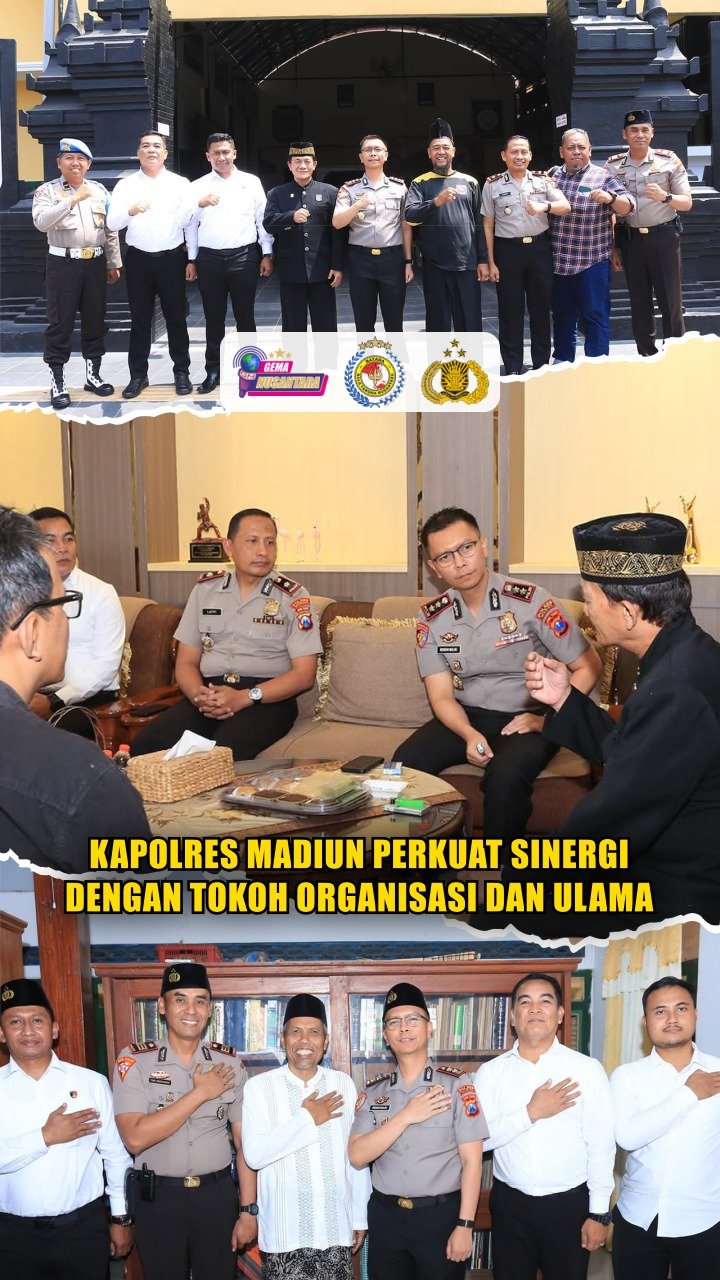 Kapolres Madiun Perkuat Sinergi dengan Tokoh Organisasi dan Ulama