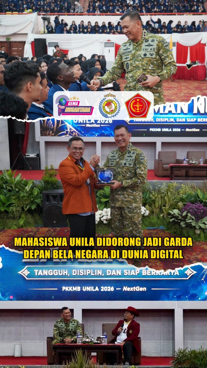 Mahasiswa Unila Didorong Jadi Garda Depan Bela Negara di Dunia Digital