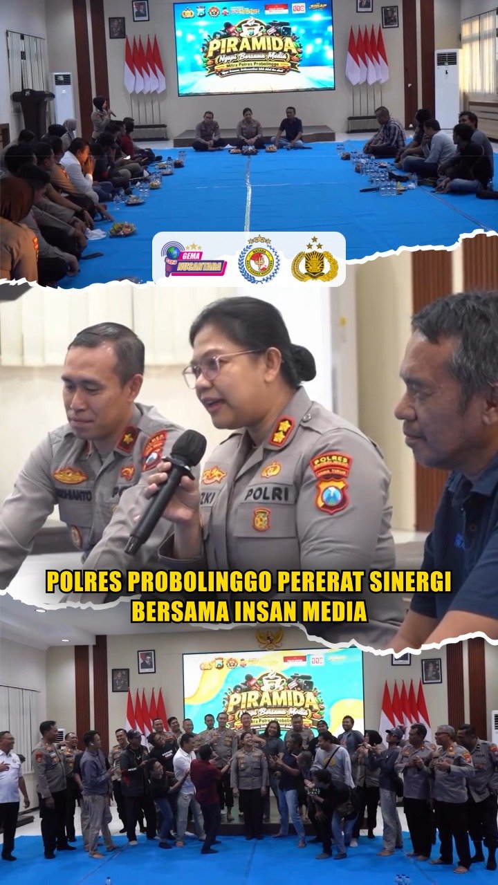 Polres Probolinggo Pererat Sinergi Bersama Insan Media