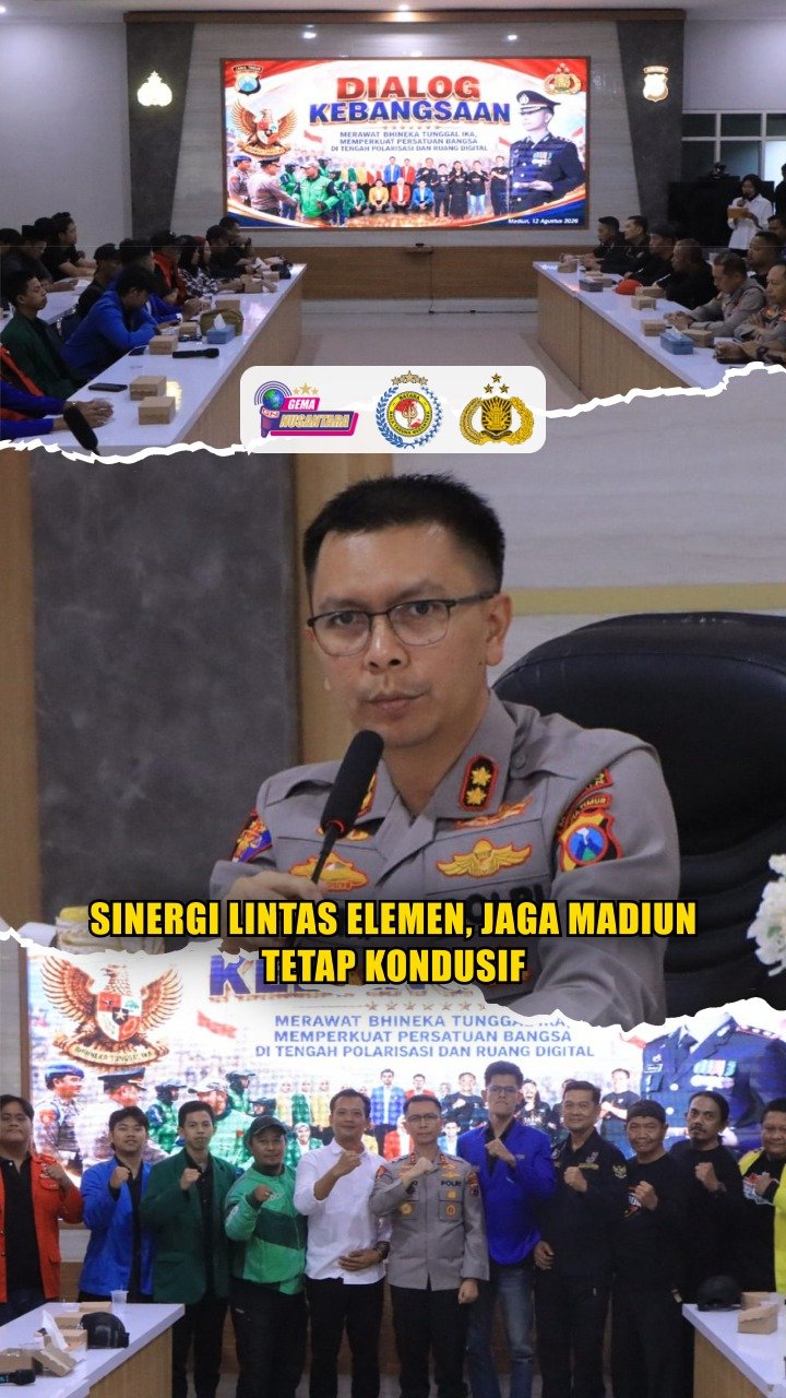 Sinergi Lintas Elemen, Jaga Madiun Tetap Kondusif