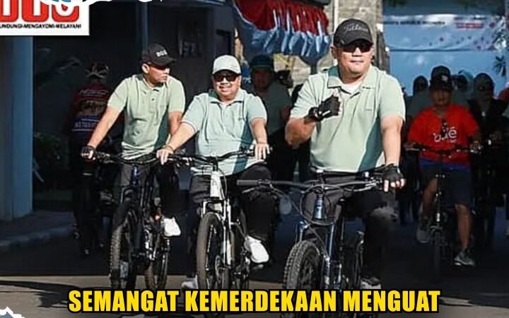 Semangat Kemerdekaan Menguat Lewat Sepeda Sehat di Jombang