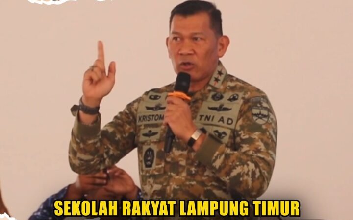 Sekolah Rakyat Lampung Timur Jadi Harapan Generasi Masa Depan