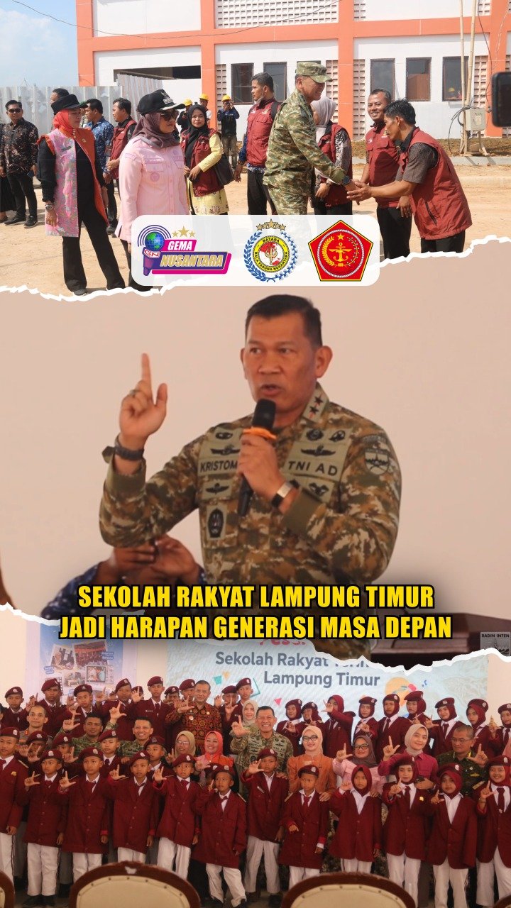 Sekolah Rakyat Lampung Timur Jadi Harapan Generasi Masa Depan
