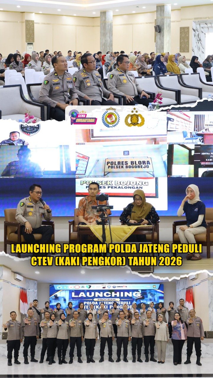 Launching Program Polda Jateng Peduli CTEV (Kaki Pengkor) Tahun 2026