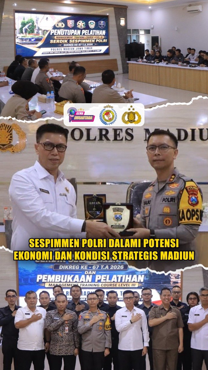 Sespimmen Polri Dalami Potensi Ekonomi dan Kondisi Strategis Madiun