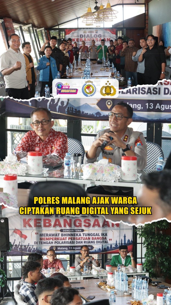Polres Malang Ajak Warga Ciptakan Ruang Digital yang Sejuk