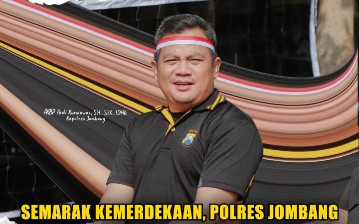 Semarak Kemerdekaan, Polres Jombang dan Bhayangkari Perkuat Kebersamaan